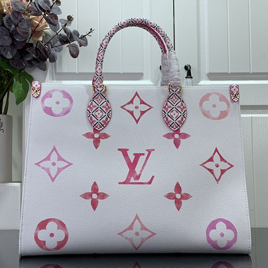 Louis Vuitton Onthego Mm розово M22975