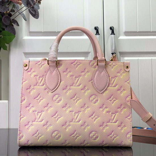 Louis Vuitton Onthego Pm розово M46168