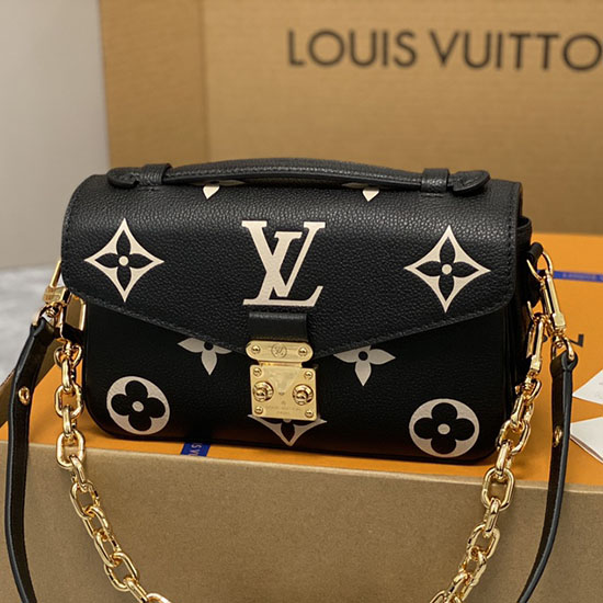 Louis Vuitton Pochette Metis изток запад черно M46596