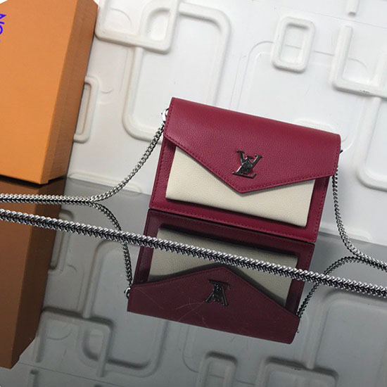 Louis Vuitton Pochette Mylockme верига роза M63471