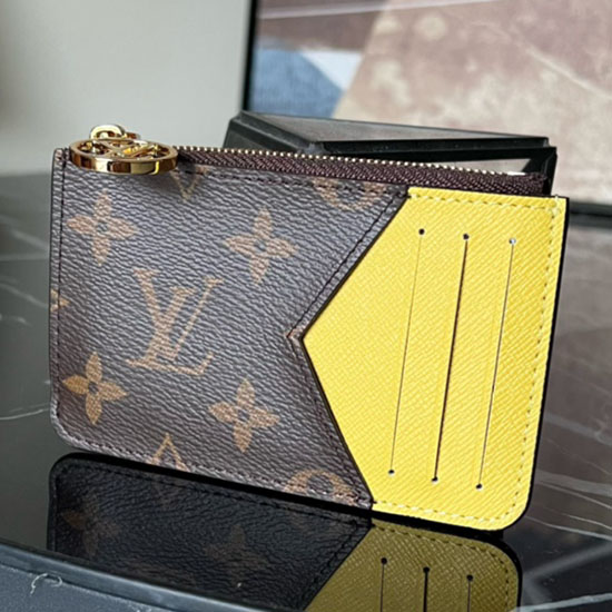 Louis Vuitton Romy картодържател жълт M81881