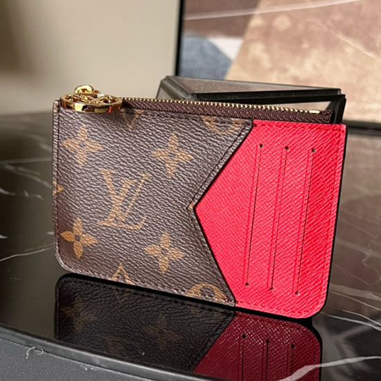 Louis Vuitton Romy картодържател червен M81881