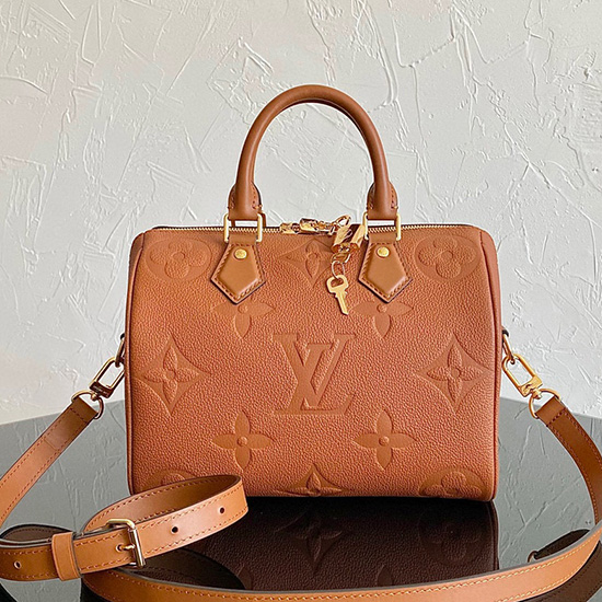 Louis Vuitton Speedy Bandouliere 25 чанта кафява M46136