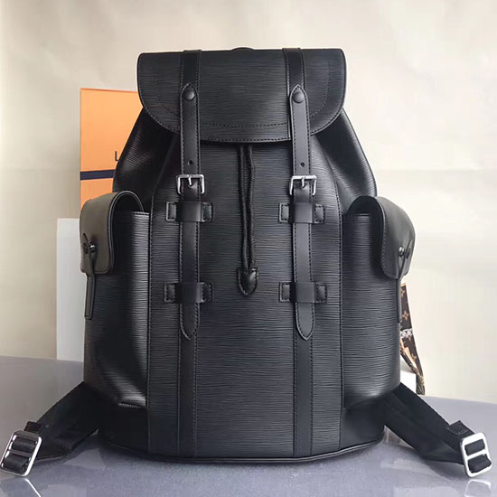 Louis Vuitton епи кожа Christopher Pm Noir M50159