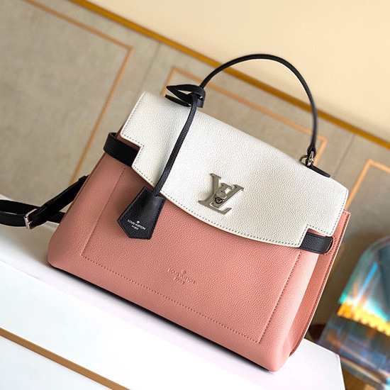 Louis Vuitton мека телешка кожа Lockme Ever Pink M52787