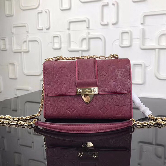 Louis Vuitton монограм Empreinte Saint Sulpice Bb Rose Bruyere M44242