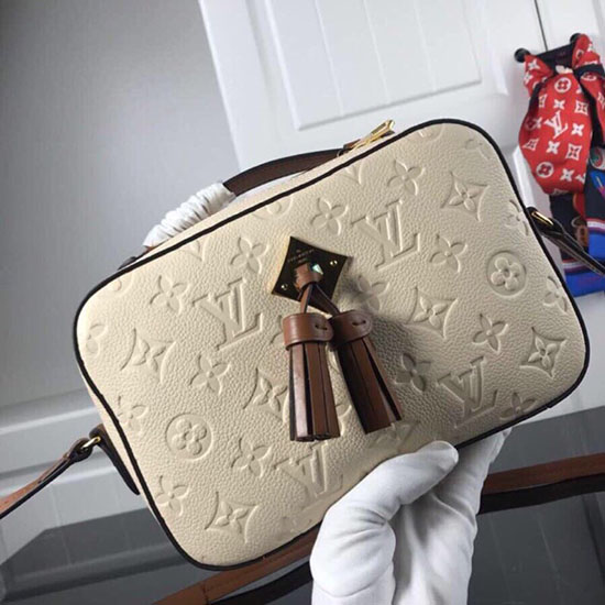 Louis Vuitton монограм Empreinte Saintonge крем M44597