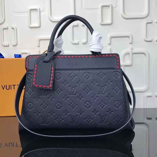 Louis Vuitton монограм Empreinte Vosges Mm Marine Rouge M43249