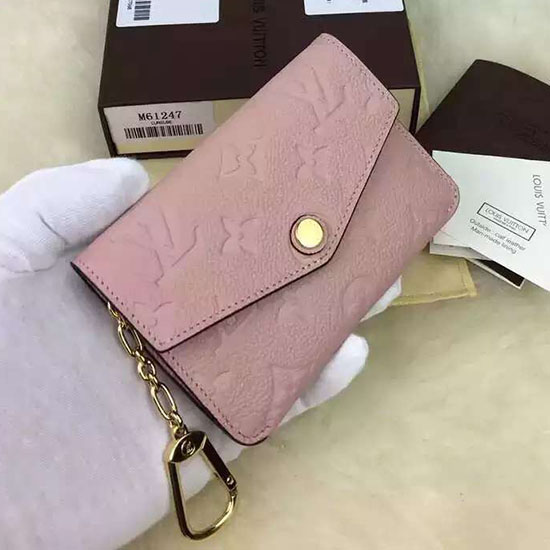 Louis Vuitton монограм Empreinte ключодържател розов M60633