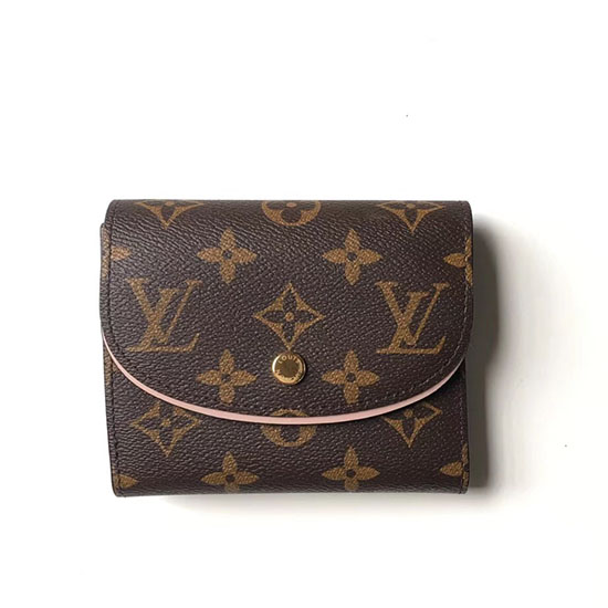 Louis Vuitton монограм канава ариана портфейл роза балерина M62037