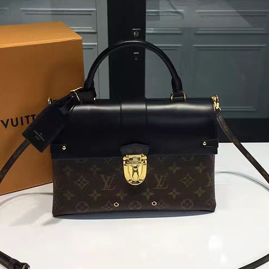 Louis Vuitton монограм платнена чанта с капак с една дръжка Mm M43125