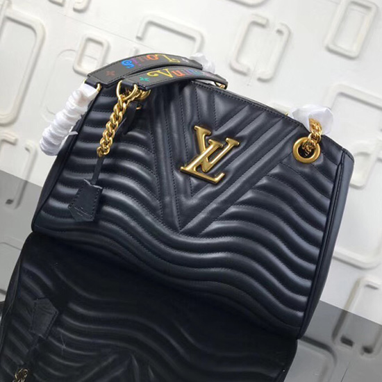 Louis Vuitton нова вълна верига Tote Noir M51496