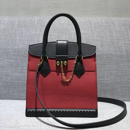 Louis Vuitton телешка кожа Cour Marly Pm червено M51654