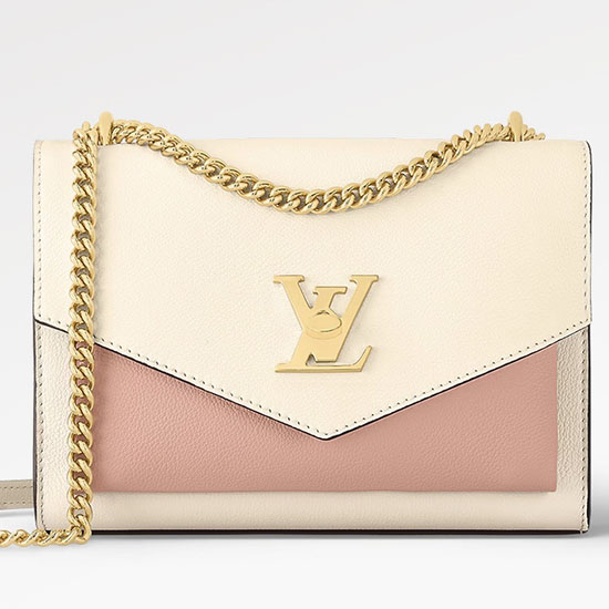 Louis Vuitton чанта с верига Mylockme крем M20982