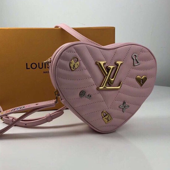 Louis Vuitton чанта сърце нова вълна розово M53205