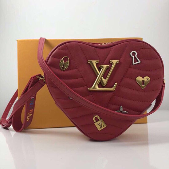 Louis Vuitton чанта сърце нова вълна червена M53205