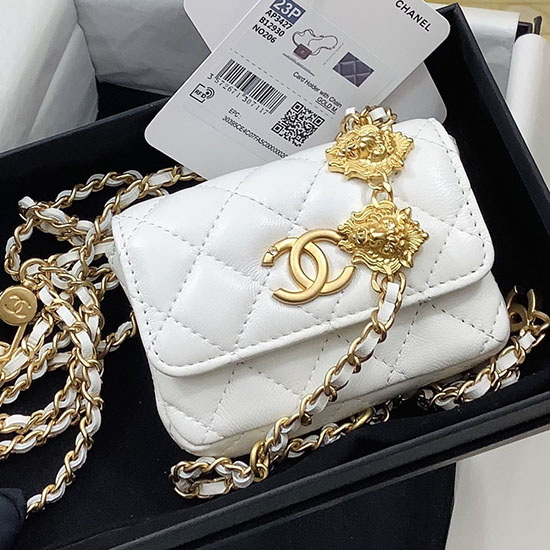 бяла чанта за колан Chanel Ap3427