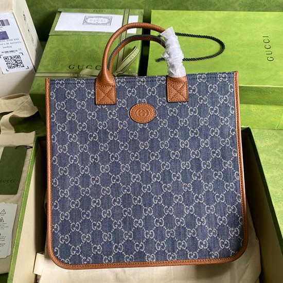 дънкова чанта Gucci Gg Tote 550763