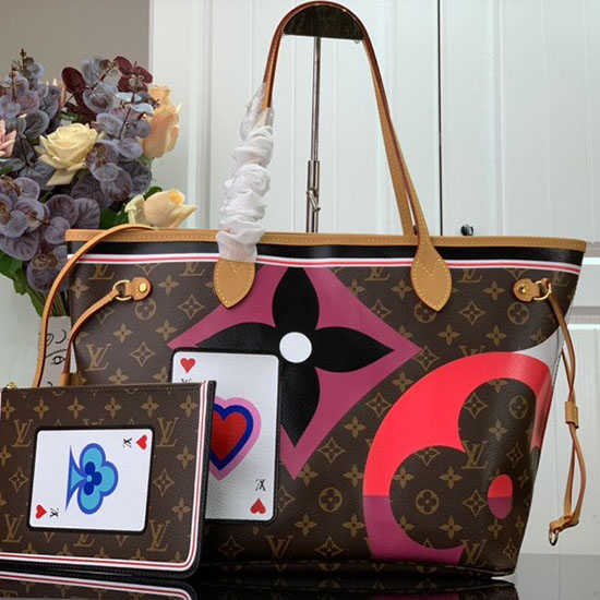 игра на Louis Vuitton на чанта Neverfull Mm M57452