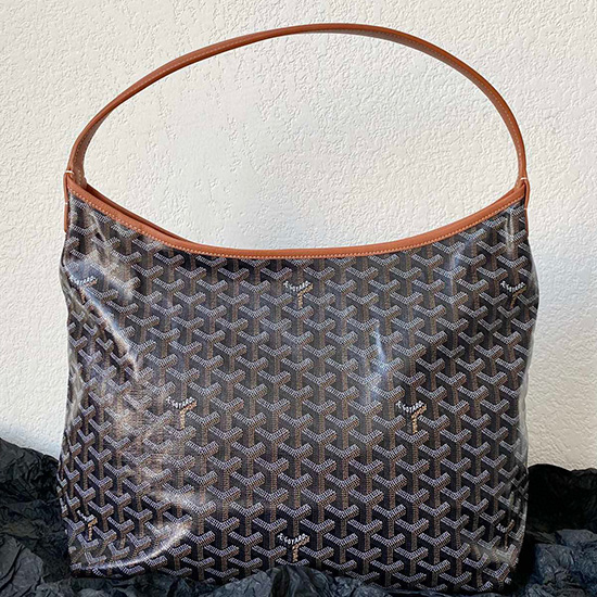 кафява чанта Goyard Boheme Hobo G6066