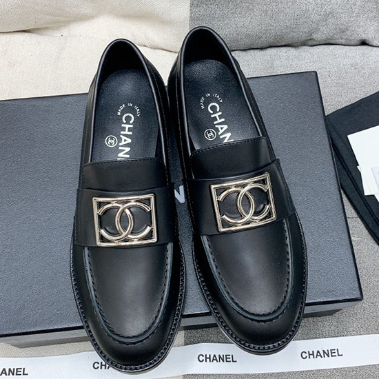 кожени мокасини на Chanel Snc080604