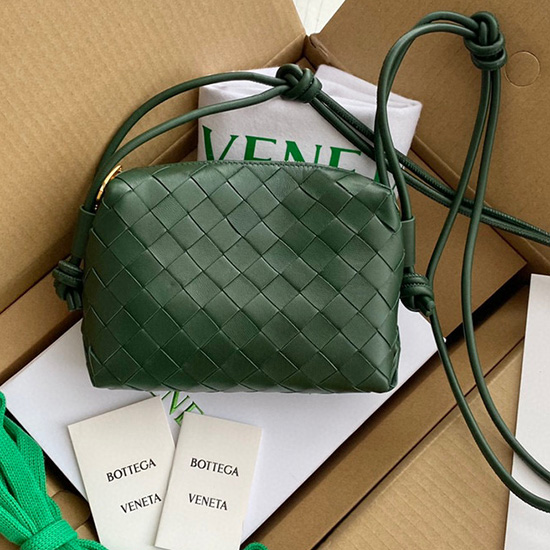 мини кожена чанта през рамо Bottega Veneta B6666839