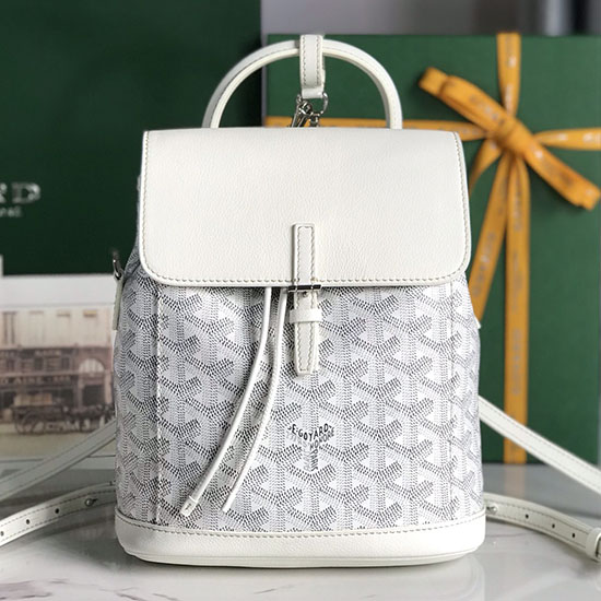 мини раница Goyard Alpin бяла G10301