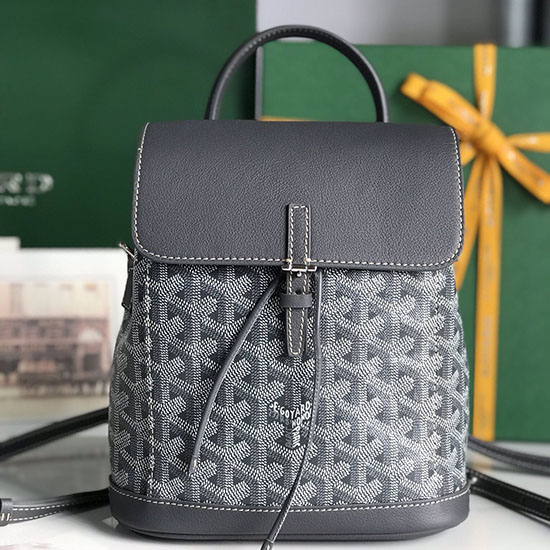 мини раница Goyard Alpin сива G10301