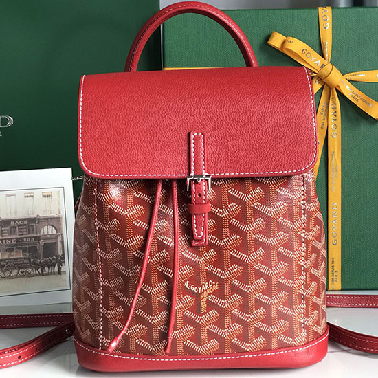 мини раница Goyard Alpin червена G10301