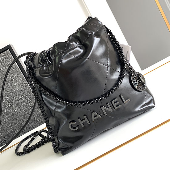 мини чанта Chanel 22 черна As3980