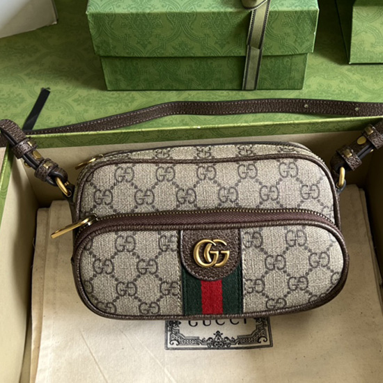 мини чанта Gucci Ophidia бежово 722557