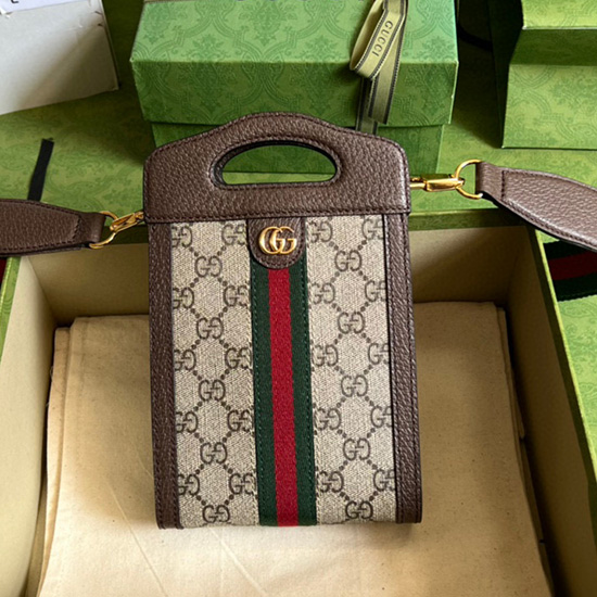 мини чанта Gucci Ophidia с горна дръжка 699770