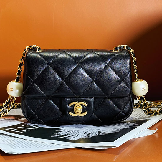 мини чанта с капак на Chanel As4868