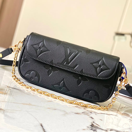 портфейл Louis Vuitton на верижка Ivy Black M82210