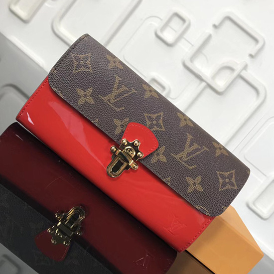 портфейл Louis Vuitton черешово дърво червен M62558