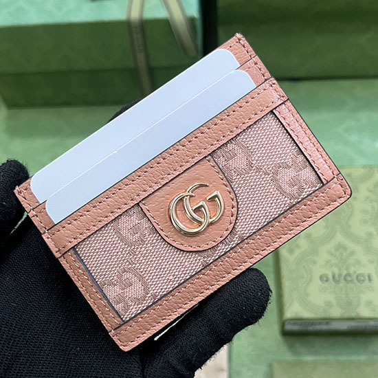 поставка за карти Gucci бежово 523159