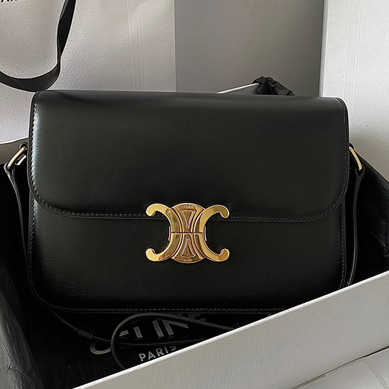 чанта Celine Medium Triomphe черна Cl35023