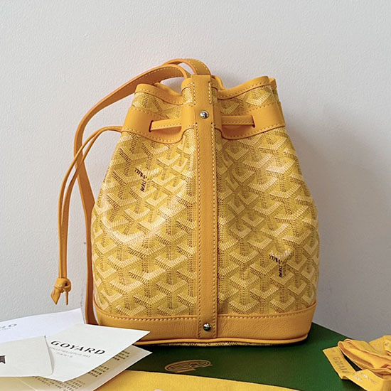 чанта Goyard Petit Flot жълта G6017