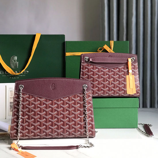 чанта Goyard Rouette структура G020234 бордо