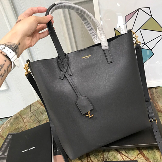 чанта играчка за пазаруване Saint Laurent сива 498612