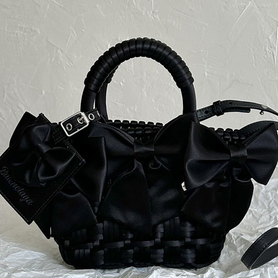 Balenciaga Xxs Bistro Košík Taška černá B678028