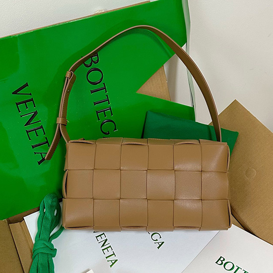 Bottega Veneta Cihlová Kazeta Hnědá B709360