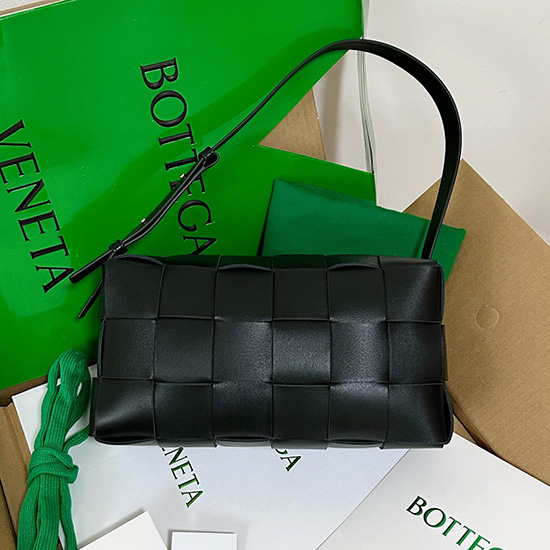 Bottega Veneta Cihlová Kazeta černá B709360