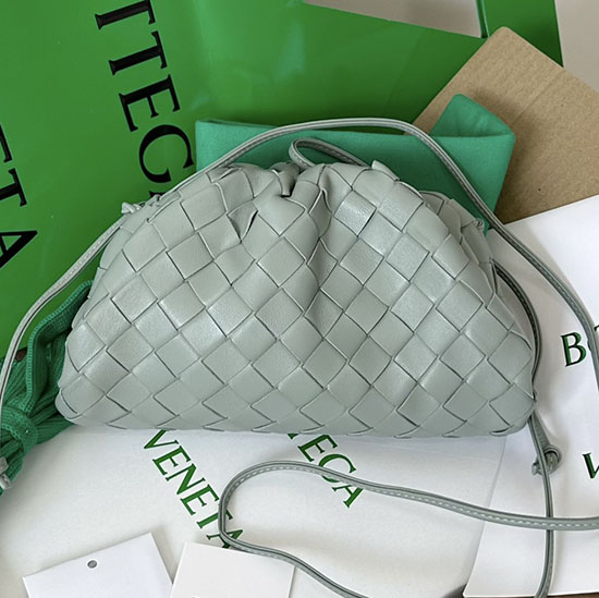 Bottega Veneta Mini Intrecciato Pouzdro Nový Sauge B585852