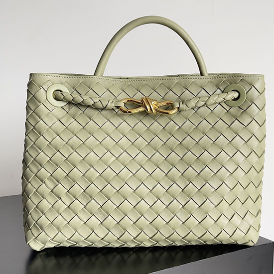 Bottega Veneta Střední Andiamo Taška Travertin B743572