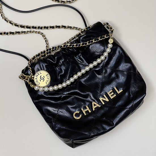 Chanel 22 Mini Kabelka S Perlami As3980