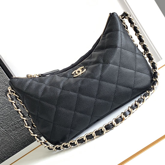 Chanel Hobo Kabelka černá As4293