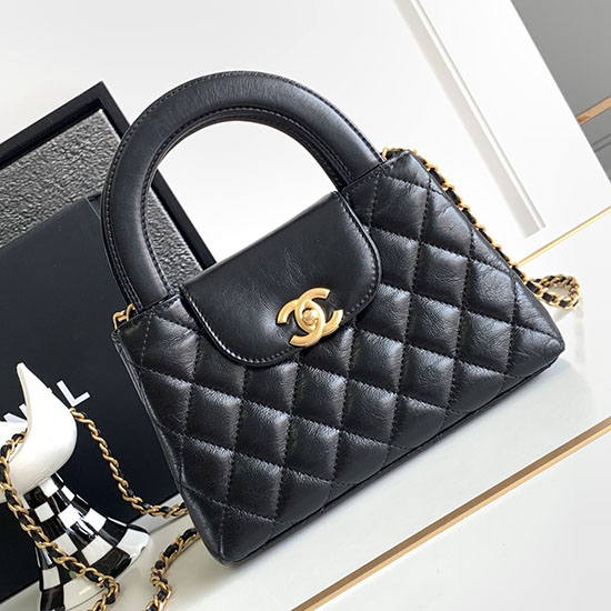 Chanel Mini Nákupní Taška černá As4416