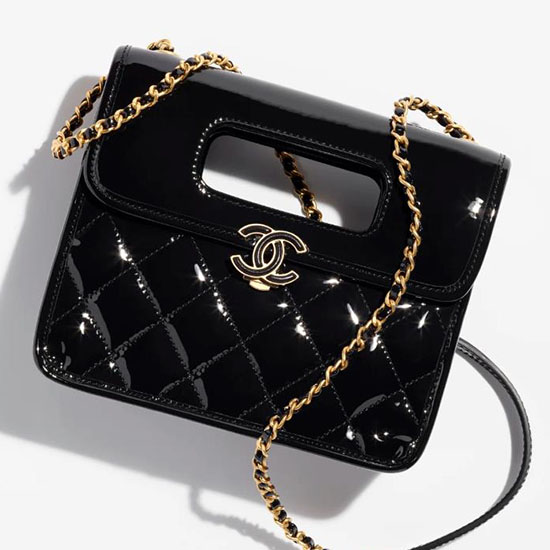 Chanel Mini Taška S Klapkou S Horní Rukojetí As4025