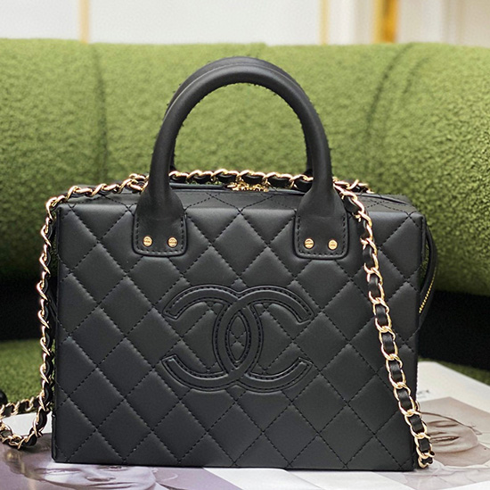 Chanel Vanity Case Black As3345